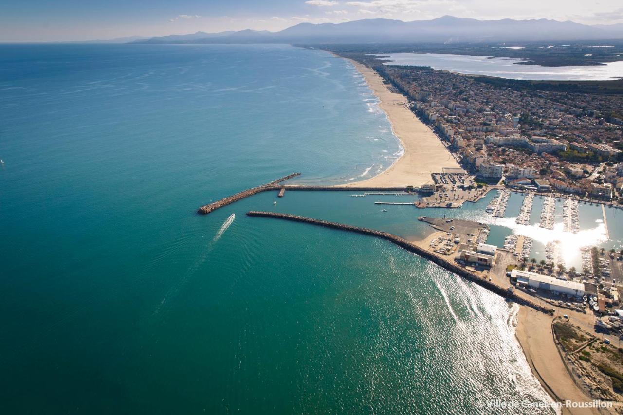 "Chill" Magnifique Vue Sur La Mer Et Le Port Au Coeur De La Ville En Premiere Ligne Canet-en-Roussillon Exterior photo